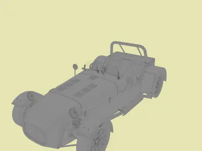 Roadster 2 sports car 3D model