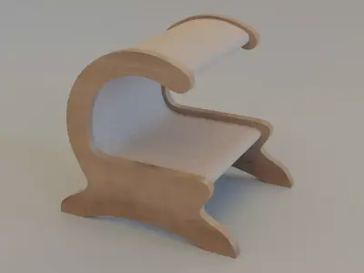 Cat Bed Scratcher 3D model