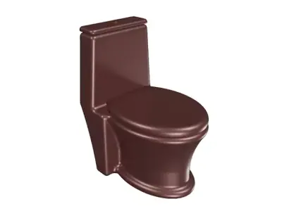 Elegant Sanitary Ware Low-poly 3D model