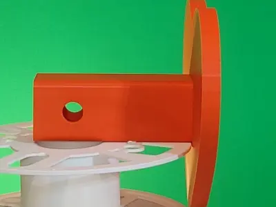 I LOVE MICHIGAN Trailer Hitch Cover 3D print model