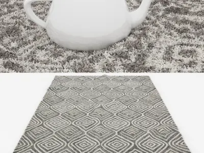 Rugs No 451 Low-poly 3D model