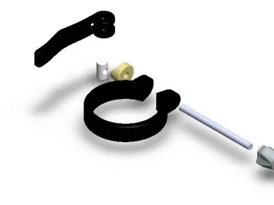 clamps sets for scooters and bikes 3D print model