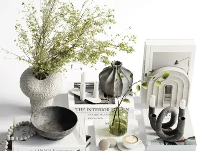 Decorative Set 10 3D model 2