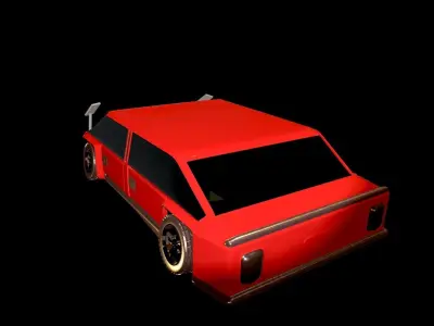 Car3d model for game engine 3D model