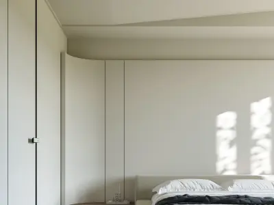 Bedroom interior scenes 3D model 5