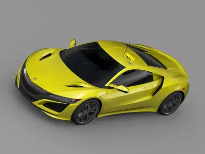 Acura NSX Taxi 2016 3D model