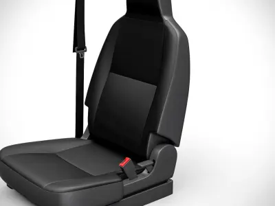 Seat v8 Low-poly 3D model