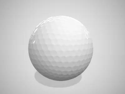 Premium Golf Ball Model - Realistic and High-Quality 3D print model