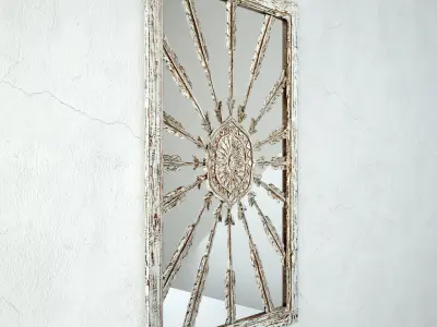 Vintage Jakarta Window Mirror 3D model