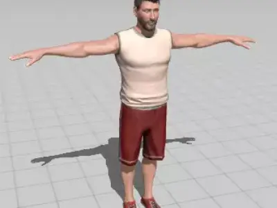 3D character -Johan  Free low-poly 3D model