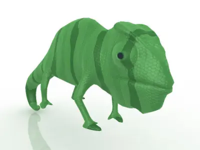 Chameleon 3D model buy
