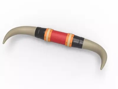 Bull horns for car ot truck Version 3 Scale 1 to 25 3D print model