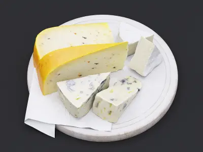 Cheese Board I 3D model