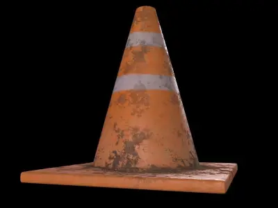 Traffic Cone 3D model