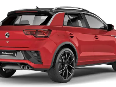 Volkswagen T-Roc R 2022 3D model