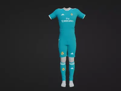 Real Madrid Sportwear Low-poly 3D model