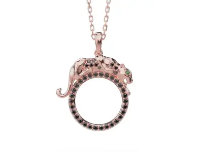 PANTHER PENDANT 3D print model