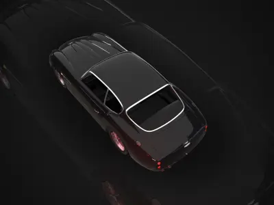 AstonMartin DB4 GT Zagato - 1961 Low-poly 3D model