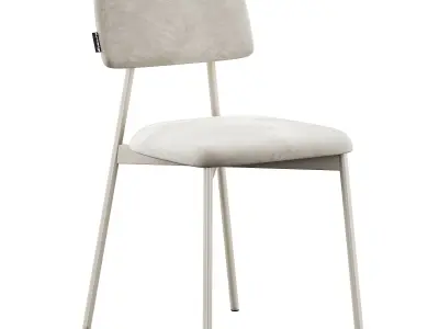 Chair Milam Textile Beige 3D model