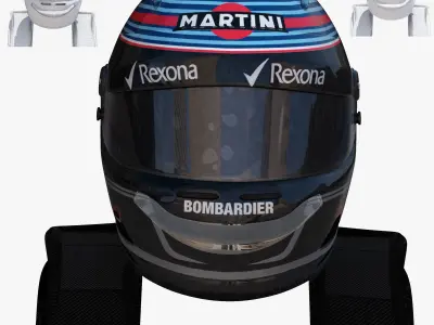 Stroll helmet 2017 Low-poly 3D model