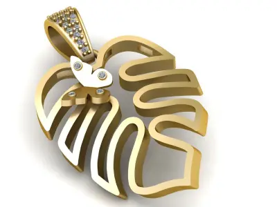 CUTE PENDANT 3D PRINTALE MODEL  3D print model