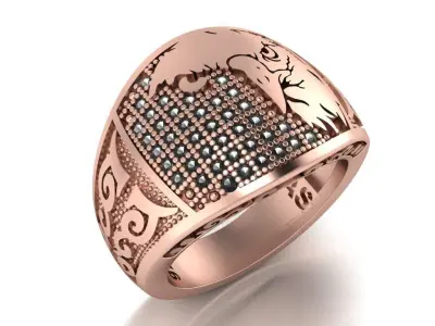 eagle ring 3D print model