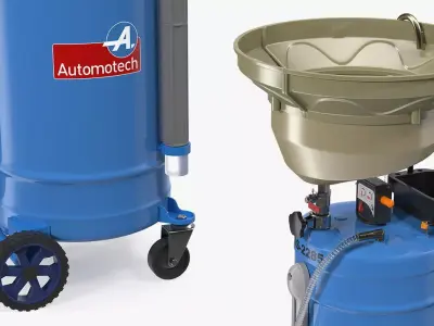 Automotech Services 2285 Multi-Function Waste Oil Drainer 3D model