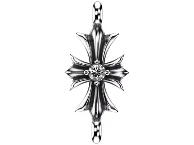 chrome heart bracelet 3D print model