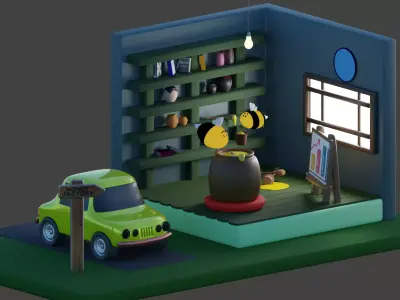 Honey Business 3D model
