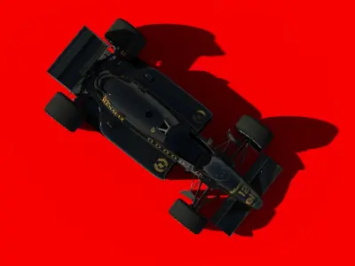 LOTUS-98T racing car 3D model