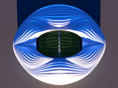 Al Wakrah Stadium Worldcup 2022 3D model