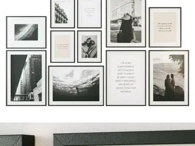 Gallery Wall 50 3D model