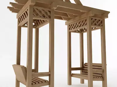 Arbor Trellis Style 2 3D model