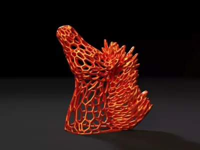 Fire horse 3D print model