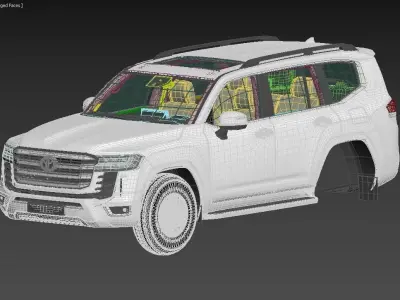 Toyota Land Cruiser 2022 3D model 3D model