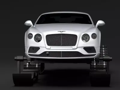 Bentley Continental GT Ski 2018 3D model