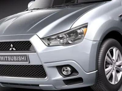 Mitsubishi Outlander Sport RVR ASX 3D Model 3D model