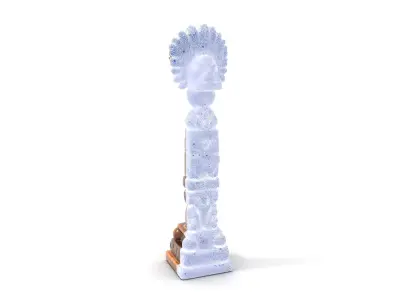 Ceremonial Totem Pole Model Pack Low-poly 3D model
