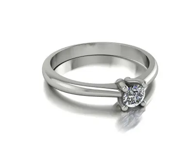 Jewelry Ring Gold 3D print model 4