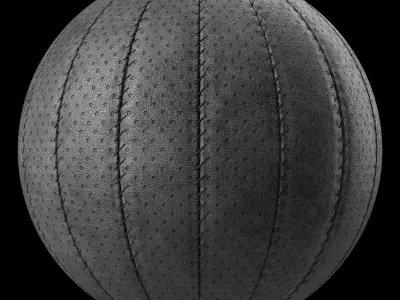 Leather Materials 35- Stitched Leather By Sbsar Texture