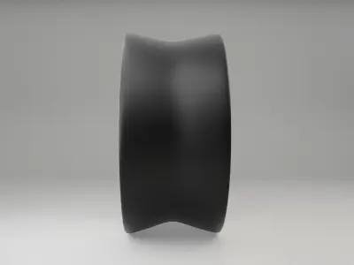 High Quality Tire Rim Low-poly 3D model