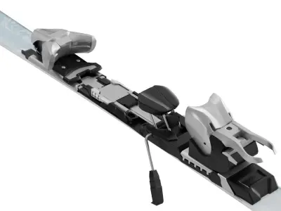 Skis Kit BLENDER 3D Model Cycles 3D model