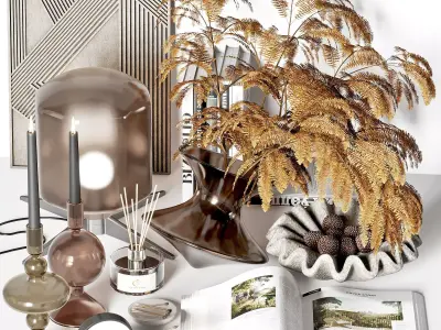 decorative set34 3D model purchase