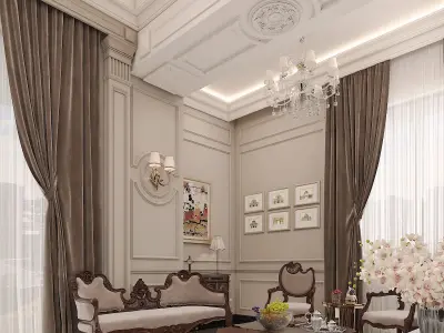 Neo classic President Room 3D model
