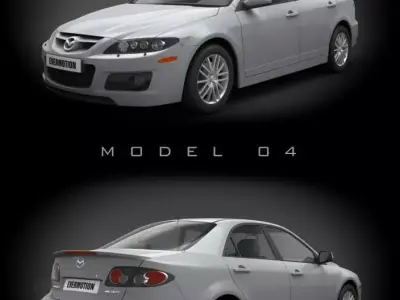 Mazda 6 3dcar 3D model
