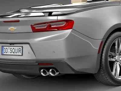 Chevrolet Camaro RS convertible CG 2016 3D model