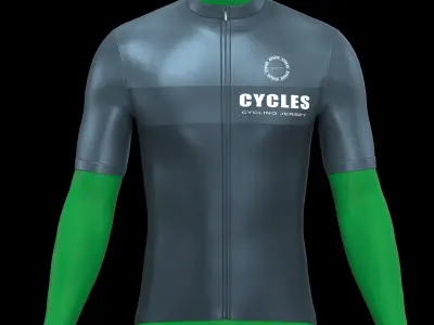 Cycling Jersey 3d Model 3D model