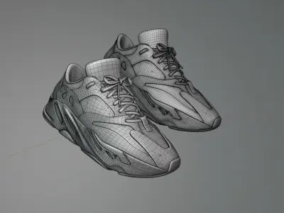 Yezys High LowPoly 3D Model Low-poly 3D model