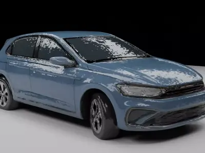 Volkswagen Golf Fictional 3D model