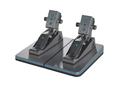 Racing Pedals 3D model